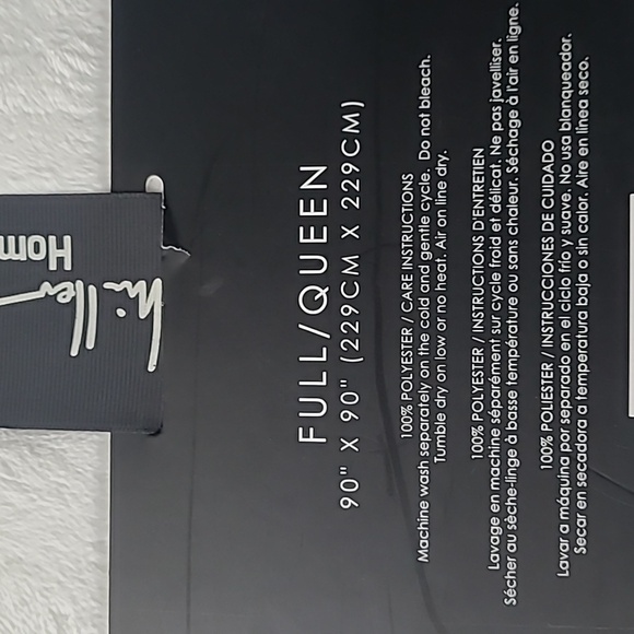 Nicole Miller Full/Queen Blanket - Picture 5 of 5